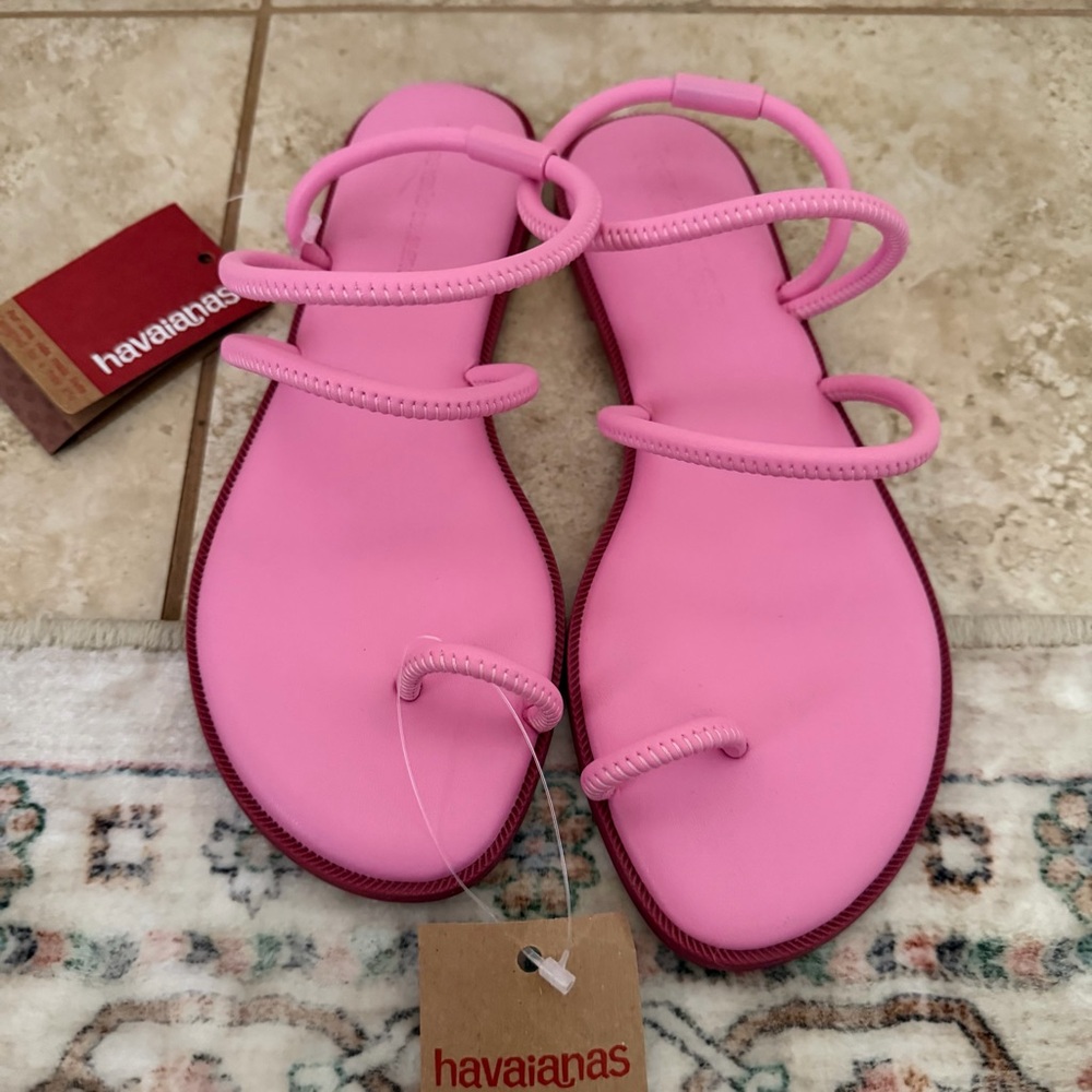New havaianas Una Pitanga Sandal pink size 8 - Picture 7 of 8